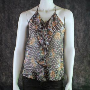 Teenbell Floral Polka Dot Tank Sheer